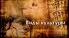 Виды культуры
