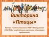 Викторина «Птицы»