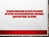 Тромбоэмболия ветвей легочной артерии: патофизиология, клиника, диагностика, лечение