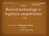 Rozwój technologji w logistyce zaopatrzenia