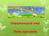 Лето красное