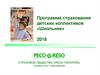 Программа страхования детских коллективов «Школьник». Страховое общество «Ресо-гарантия»