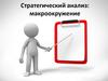 Стратегический анализ. Макроокружение