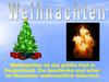 Weihnachten ist das größte Fest in Deutschland