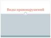 Виды правонарушений
