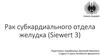 Рак субкардиального отдела желудка