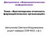 Бухгалтерская отчетность фармацевтических организаций. Рентабельность площадей