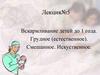 Вскармливание детей до 1 года. Грудное (естественное). Смешанное. Искусственное