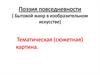 Поэзия повседневности ( Бытовой жанр в изобразительном искусстве). Тематическая (сюжетная) картина. Часть 1