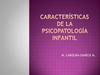 Características de la psicopatología infantil