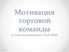 Мотивация торговой команды