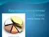 Круговые диаграммы. 5 класс