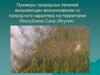 Примеры природных явлений вызывающих возникновение ЧС природного характера на территории Республики Саха (Якутия)