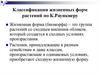 Классификация жизненных форм растений по К. Раункиеру