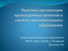 Практика организации краткосрочных проектов в системе дополнительного образования