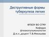 Деструктивные формы туберкулеза легких