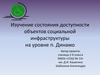 Изучение состояния доступности объектов социальной инфраструктуры на уровне п. Динамо. 2 класс