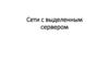 Сети с выделенным сервером