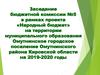 Заседание бюджетной комиссии в рамках проекта «Народный бюджет», Омутнинского района Кировской области