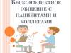 Бесконфликтное общение с пациентами и коллегами