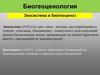 Биогеоценология. Экосистема и биогеоценоз