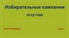 Избирательная кампании 2019, Санкт-Петербург