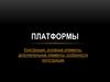 Платформы. Конструкция, основные элементы, дополнительные элементы, особенности контструкции