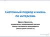 Системный подход и жизнь по интересам