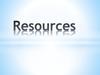 Resources