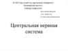 Центральная нервная система