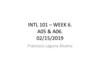 INTL 101 - Week 6