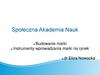 Społeczna Akademia Nauk. Instrumenty wprowadzania marki na rynek