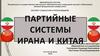 Партийные системы Ирана и Китая