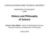 History and philosophy sciences