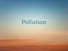 Pollution in the world