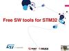 Free SW tools for STM32