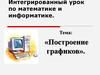 Построение графиков. Интегрированный урок по математике и информатике