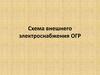 Схема внешнего электроснабжения ОГР
