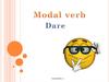Modal verb dare
