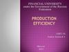 Production efficiency