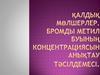 Қалдық мөлшерлер. Бромды метил буының концентрациясын анықтау тәсілдемесі