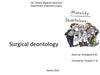 Surgical deontology