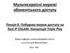 Побудова мереж доступу на базі IP DSLAM. Концепція Triple Play. Лекцiя 8