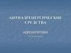 Антиадренергические средства. Адренолитики (ветеринария)