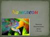 Хамелеон. 7 клас