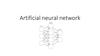 Artificial neural network