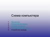 Схема компьютера