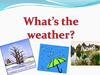 What’s the weather