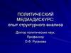 Политический медиадискурс: опыт структурного анализа