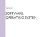 Software. Operating system